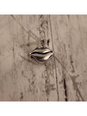 Kiss Charm for European Style Bracelets Fits Pandora Systems